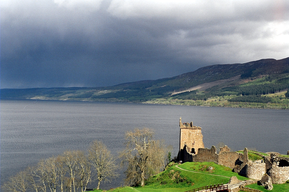 a photo of lake loch ness, where nessie is said to dwell