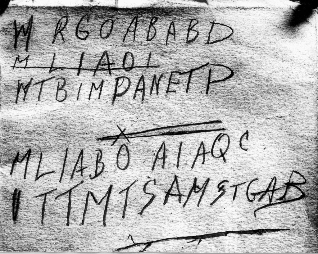 The code found in the copy of The Rubáiyát